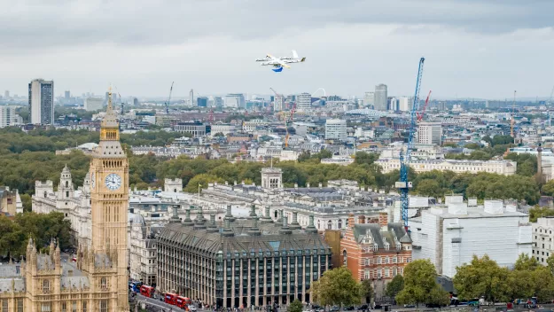 NHS Drone Over London